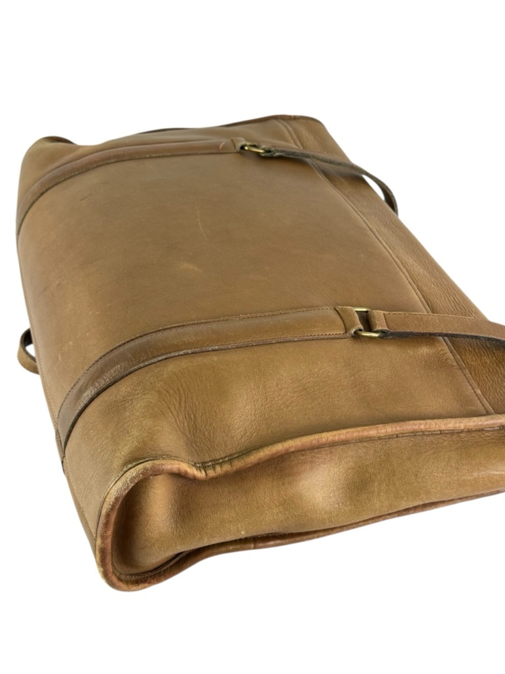 COACH 5190 British Tan Leather Envelope Portfolio Made in New York City USA - Picture 10 of 17